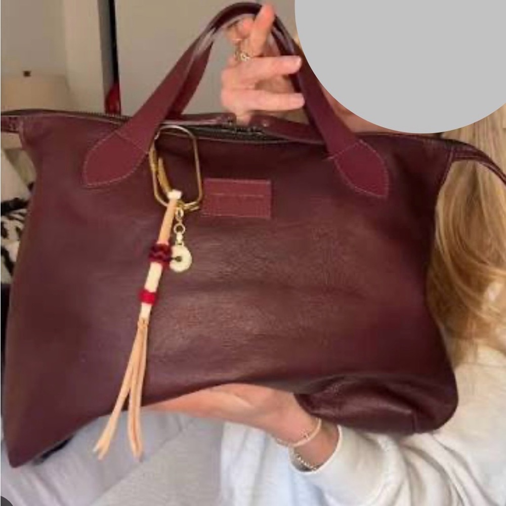 Parker Thatch Charlie Bag Oxblood Burgundy